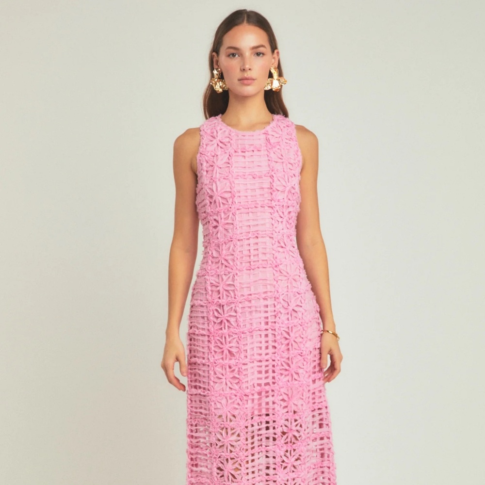 Endless Rose Textured sleevless dress S